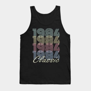 35th Birthday Gift Vintage 1984 Born in 1984 Classic Tank Top